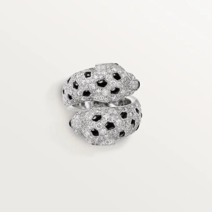 Panthere De Cartier Ring, Articulated, Paved Panthere De Cartier Ring, Articulated, Paved