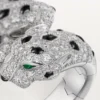 Panthere De Cartier Ring, Articulated, Paved Panthere De Cartier Ring, Articulated, Paved