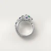 Panthere De Cartier Ring, Medium Model, Half-Paved