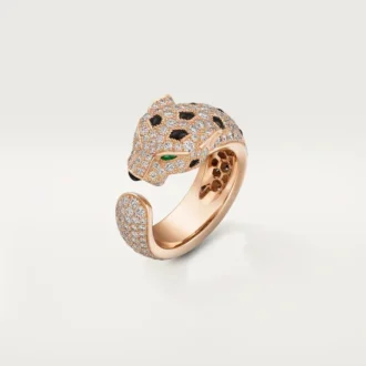 Panthere De Cartier Ring, Medium Model, Paved