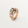 Panthere De Cartier Ring – Pink Gold, Tsavorite Garnets, Onyx, Black Lacquer, Diamonds – Cartier Panthere De Cartier Ring – Pink Gold, Tsavorite Garnets, Onyx, Black Lacquer, Diamonds – Cartier