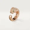 Panthere De Cartier Ring – Rose Gold, Diamonds, Emeralds, Onyx – Cartier Panthere De Cartier Ring – Rose Gold, Diamonds, Emeralds, Onyx – Cartier