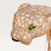 Panthere De Cartier Ring – Rose Gold, Diamonds, Emeralds, Onyx – Cartier Panthere De Cartier Ring – Rose Gold, Diamonds, Emeralds, Onyx – Cartier