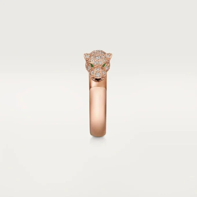 Panthere De Cartier Ring – Rose Gold, Onyx, Emeralds, Diamonds – Cartier Panthere De Cartier Ring – Rose Gold, Onyx, Emeralds, Diamonds – Cartier