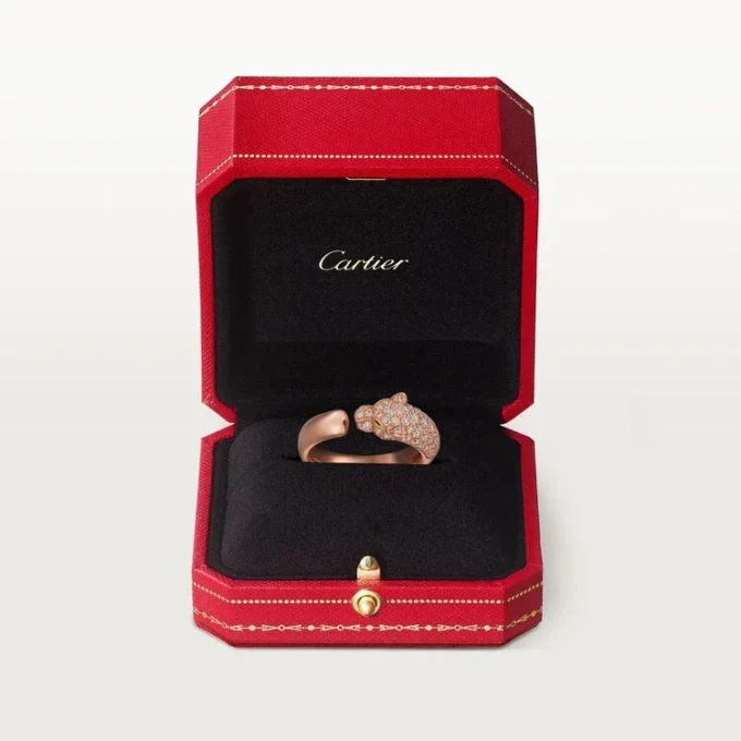Panthere De Cartier Ring – Rose Gold, Onyx, Emeralds, Diamonds – Cartier Panthere De Cartier Ring – Rose Gold, Onyx, Emeralds, Diamonds – Cartier