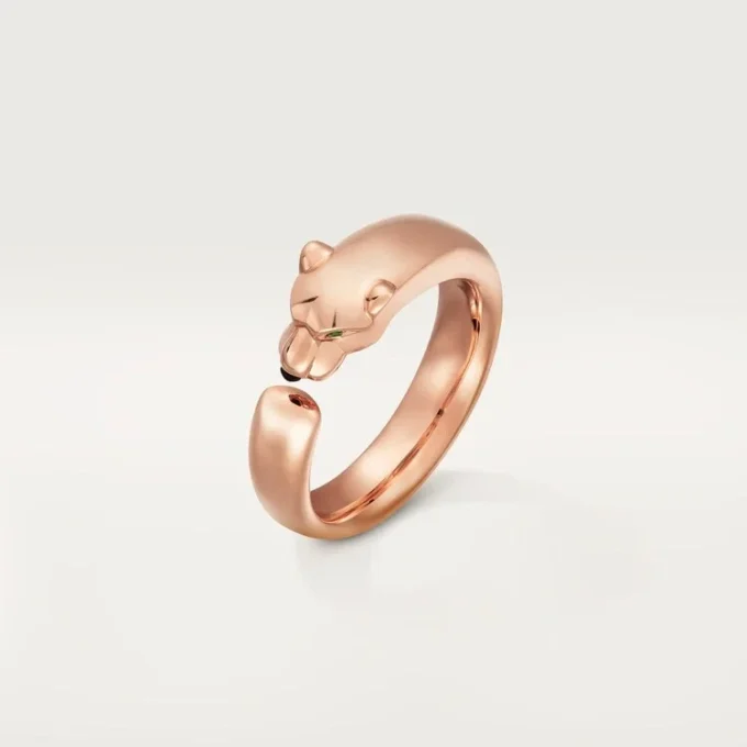 Panthere De Cartier Ring – Rose Gold, Tsavorite Garnets, Onyx – Cartier Panthere De Cartier Ring – Rose Gold, Tsavorite Garnets, Onyx – Cartier