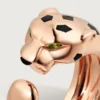 Panthere De Cartier Ring – Rose Gold, Tsavorite Garnets, Onyx – Cartier Panthere De Cartier Ring – Rose Gold, Tsavorite Garnets, Onyx – Cartier