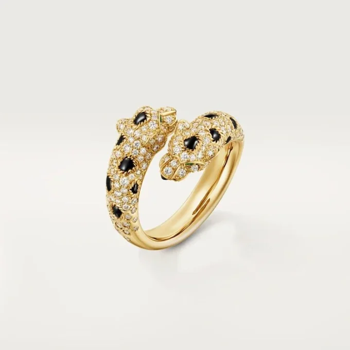 Panthere De Cartier Ring, Semi-Paved