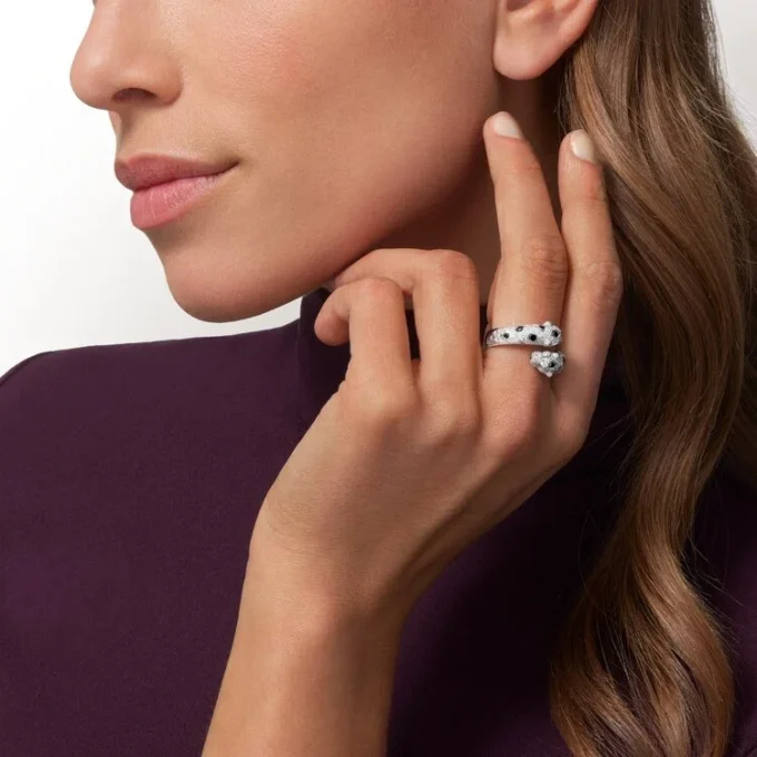 Panthere De Cartier Ring, Semi-Paved