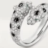 Panthere De Cartier Ring, Semi-Paved