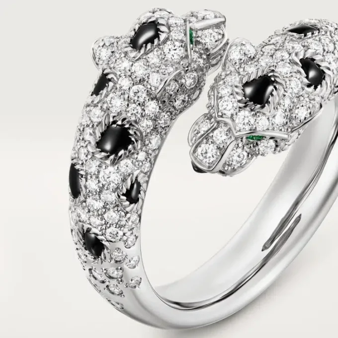 Panthere De Cartier Ring, Semi-Paved