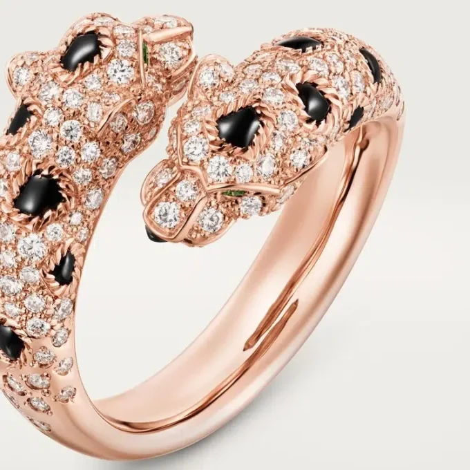 Panthere De Cartier Ring, Semi-Paved