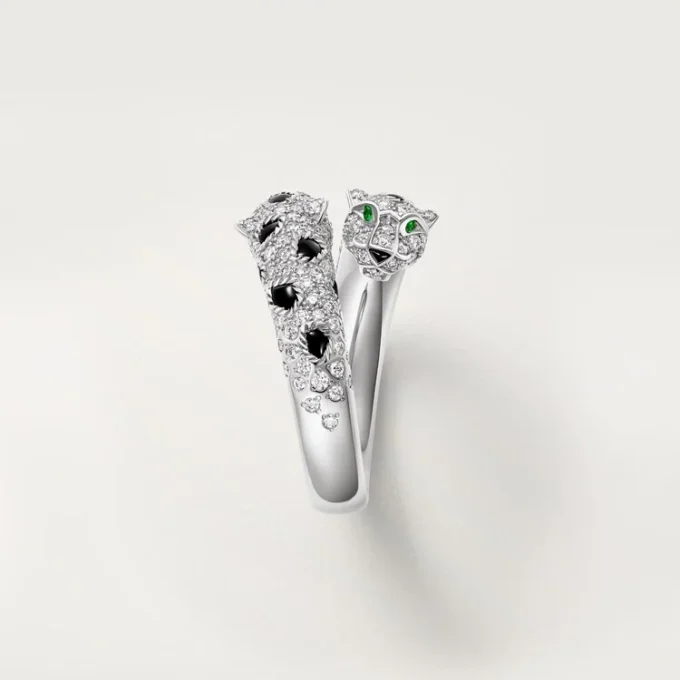 Panthere De Cartier Ring, Semi-Paved