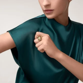 Panthere De Cartier Ring – Tsavorite & Yellow Gold | Cartier Us
