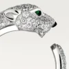 Panthere De Cartier Ring – White Gold, Diamonds, Emeralds, Onyx – Cartier Panthere De Cartier Ring – White Gold, Diamonds, Emeralds, Onyx – Cartier