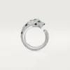 Panthere De Cartier Ring – White Gold, Emeralds, Onyx, Diamonds – Cartier Panthere De Cartier Ring – White Gold, Emeralds, Onyx, Diamonds – Cartier