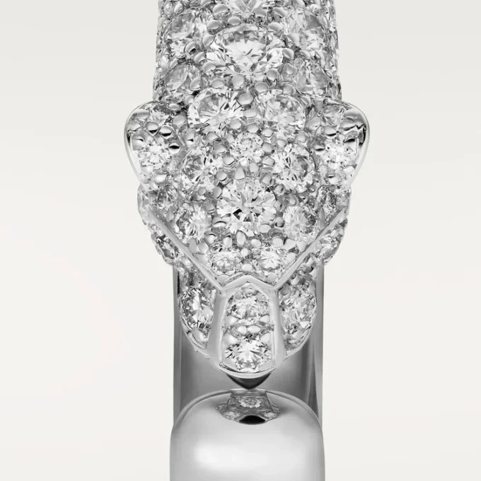 Panthere De Cartier Ring – White Gold, Emeralds, Onyx, Diamonds – Cartier Panthere De Cartier Ring – White Gold, Emeralds, Onyx, Diamonds – Cartier