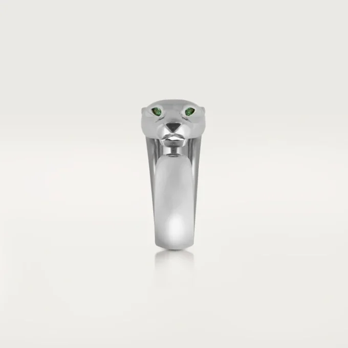 Panthere De Cartier Ring – White Gold, Tsavorite Garnets, Onyx – Cartier Panthere De Cartier Ring – White Gold, Tsavorite Garnets, Onyx – Cartier