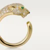 Panthere De Cartier Ring – Yellow Gold, Diamonds, Emeralds, Onyx – Cartier Panthere De Cartier Ring – Yellow Gold, Diamonds, Emeralds, Onyx – Cartier