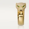 Panthere De Cartier Ring – Yellow Gold, Diamonds, Emeralds, Onyx – Cartier Panthere De Cartier Ring – Yellow Gold, Diamonds, Emeralds, Onyx – Cartier