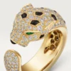 Panthere De Cartier Ring – Yellow Gold, Emeralds, Onyx, Diamonds – Cartier Panthere De Cartier Ring – Yellow Gold, Emeralds, Onyx, Diamonds – Cartier