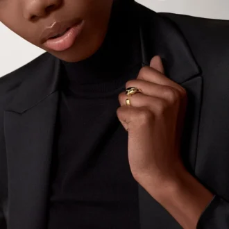 Panthere De Cartier Ring – Yellow Gold, Onyx, Tsavorite Garnet – Cartier