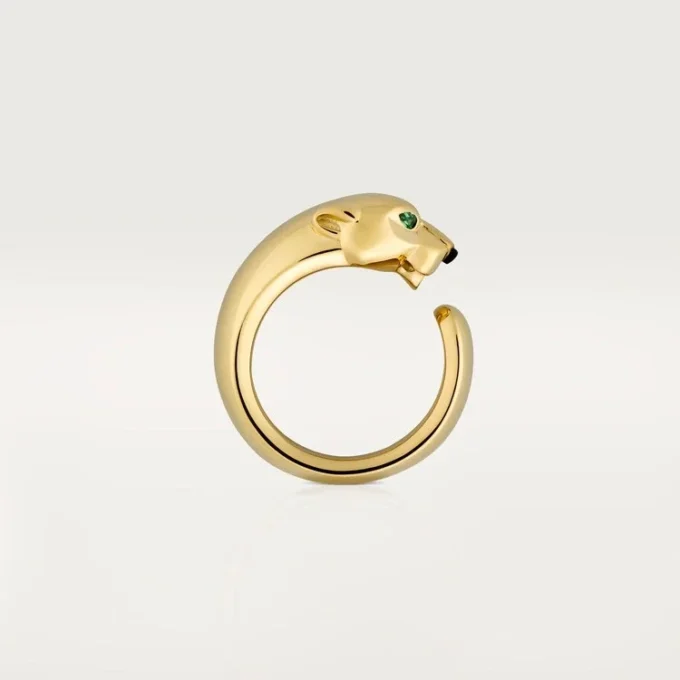Panthere De Cartier Ring – Yellow Gold, Onyx, Tsavorite Garnet – Cartier Panthere De Cartier Ring – Yellow Gold, Onyx, Tsavorite Garnet – Cartier