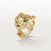 Panthere De Cartier Ring – Yellow Gold, Tsavorite Garnets, Onyx – Cartier