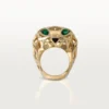Panthere De Cartier Ring – Yellow Gold, Tsavorite Garnets, Onyx – Cartier