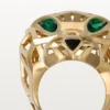 Panthere De Cartier Ring – Yellow Gold, Tsavorite Garnets, Onyx – Cartier
