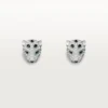 Panthere De Cartier Stud Earrings, Paved