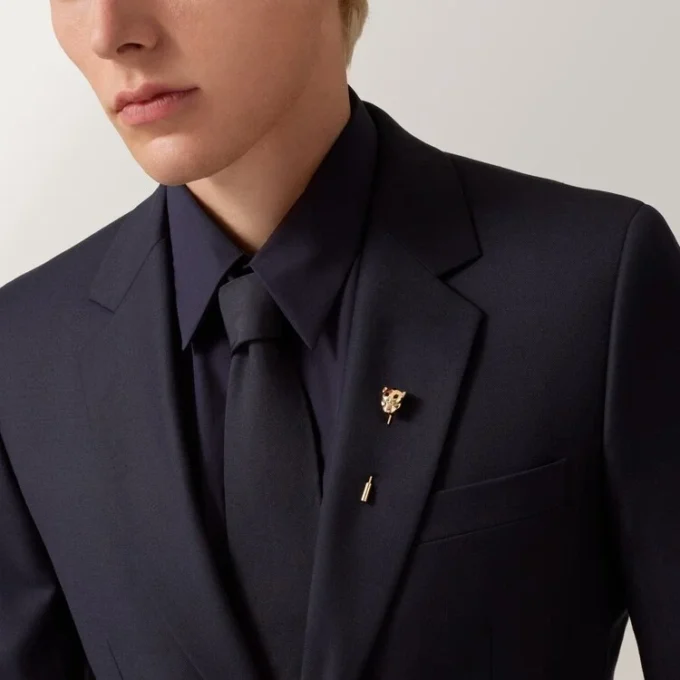 Panthere De Cartier Tie Pin Panthere De Cartier Tie Pin
