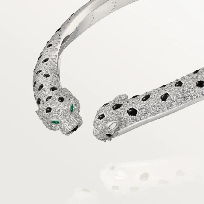 Panthere De Cartier Torque Necklace, Articulated, Paved Panthere De Cartier Torque Necklace, Articulated, Paved