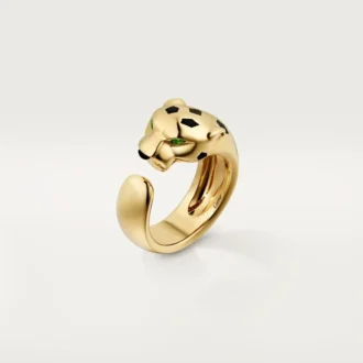 Panthere De Cartier Yellow Gold and Onyx Ring | Cartier Us