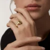 Panthere De Cartier Yellow Gold and Onyx Ring | Cartier Us