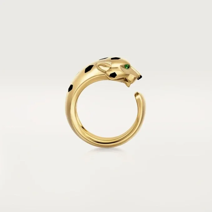 Panthere De Cartier Yellow Gold and Onyx Ring | Cartier Us