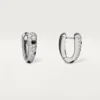 Panthere Diamond Small Hoop Earrings, White Gold | Cartier Us