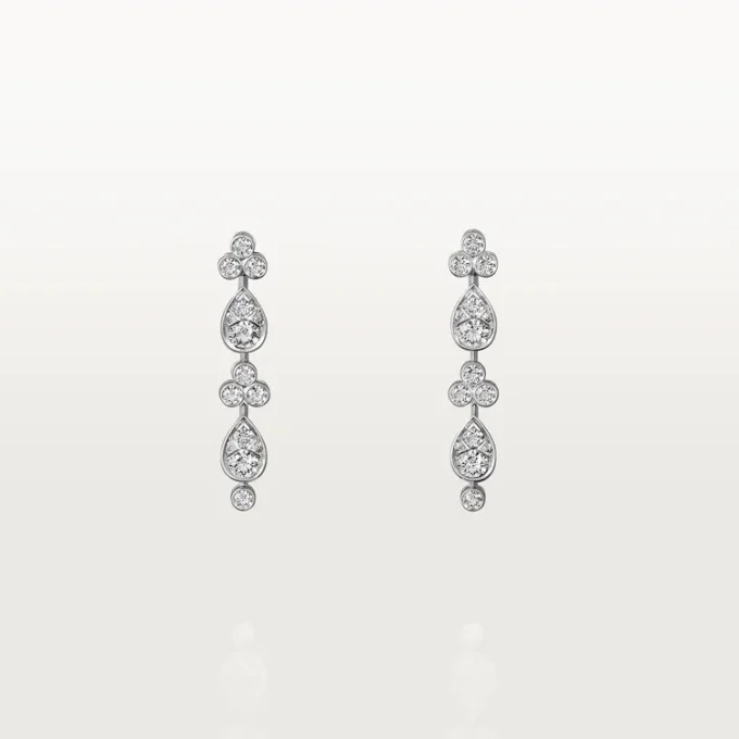 Pluie De Cartier Earrings – White Gold, Diamonds – Cartier