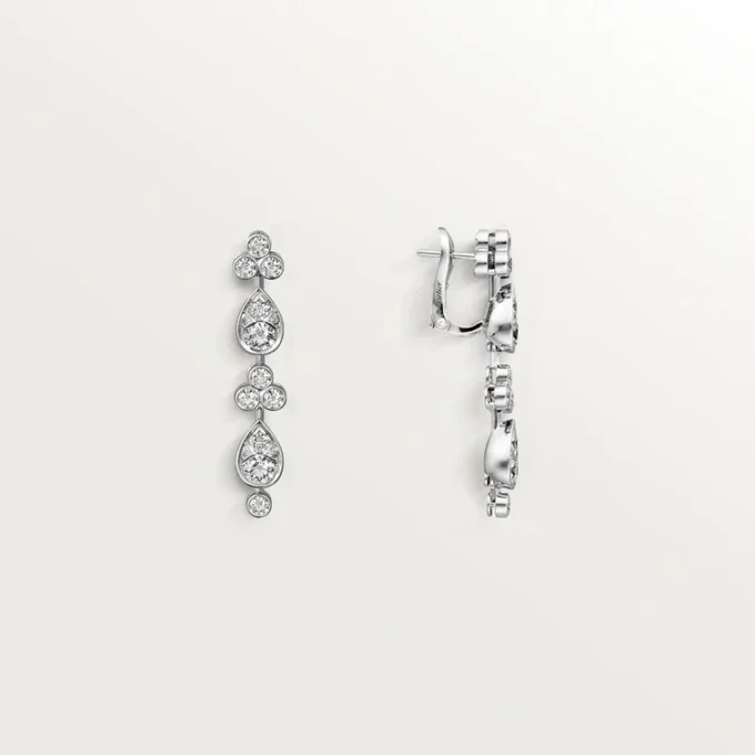 Pluie De Cartier Earrings – White Gold, Diamonds – Cartier