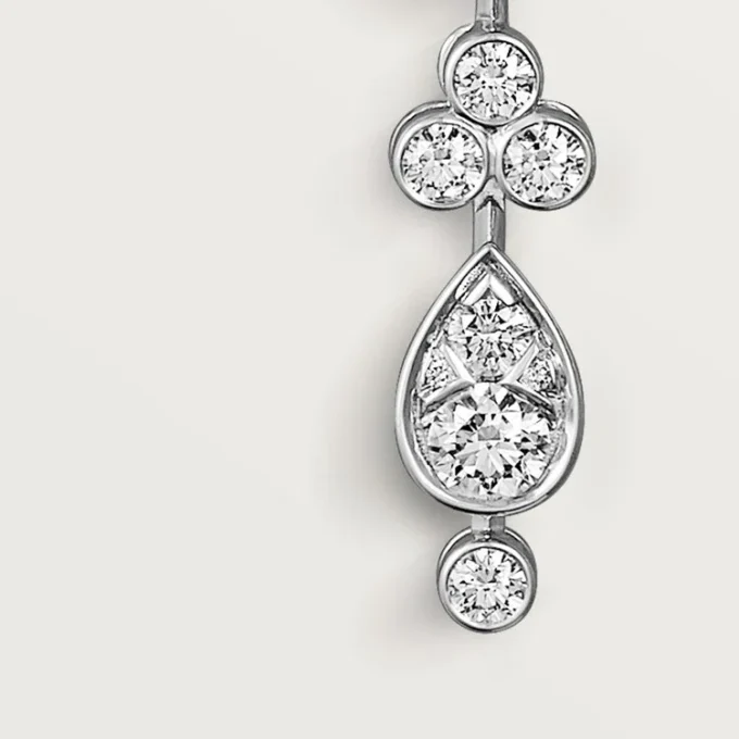 Pluie De Cartier Earrings – White Gold, Diamonds – Cartier