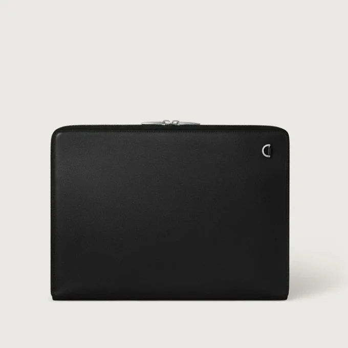 Portfolio, Must De Cartier – Black Calfskin, Palladium Finish – Cartier Portfolio, Must De Cartier – Black Calfskin, Palladium Finish – Cartier