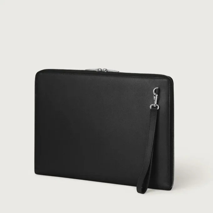 Portfolio, Must De Cartier – Black Calfskin, Palladium Finish – Cartier Portfolio, Must De Cartier – Black Calfskin, Palladium Finish – Cartier
