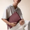 Portfolio, Must De Cartier – Burgundy Calfskin, Golden Finish – Cartier Portfolio, Must De Cartier – Burgundy Calfskin, Golden Finish – Cartier