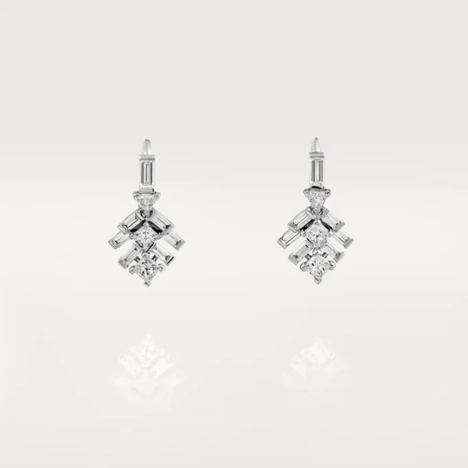 Reflection De Cartier Earrings – White Gold, Diamonds – Cartier