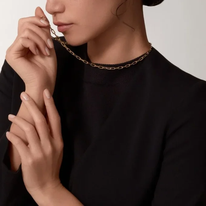 Santos De Cartier Necklace, Chain, Small Model