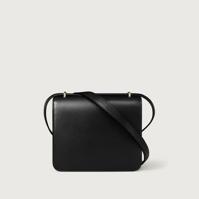 Shoulder Bag, Mini, Double C De Cartier – Black Calfskin, Gold and Black Enamel Finish – Cartier Shoulder Bag, Mini, Double C De Cartier – Black Calfskin, Gold and Black Enamel Finish – Cartier
