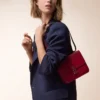 Shoulder Bag, Mini, Double C De Cartier – Cherry Red Calfskin, Gold and Cherry Red Enamel Finish – Cartier Shoulder Bag, Mini, Double C De Cartier – Cherry Red Calfskin, Gold and Cherry Red Enamel Finish – Cartier