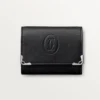 Square Coin Purse, Must De Cartier – Black Calfskin, Stainless Steel Finish – Cartier Square Coin Purse, Must De Cartier – Black Calfskin, Stainless Steel Finish – Cartier