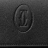 Square Coin Purse, Must De Cartier – Black Calfskin, Stainless Steel Finish – Cartier Square Coin Purse, Must De Cartier – Black Calfskin, Stainless Steel Finish – Cartier