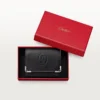Square Coin Purse, Must De Cartier – Black Calfskin, Stainless Steel Finish – Cartier Square Coin Purse, Must De Cartier – Black Calfskin, Stainless Steel Finish – Cartier